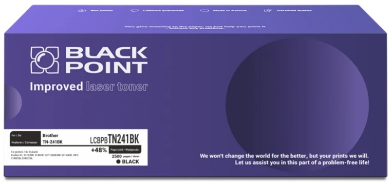 Black Point Juodas Point Toneris Juodas Point LCBPBTN241BK | juodas | 2500 pp | Brother TN241BK