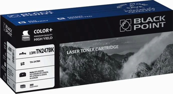 Black Point Juodas Point Toneris cartridge Juodas Point LCBPBTN247BK | juodas | 3000 pp. | Brother TN247BK