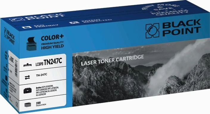 Spausdintuvo kasetė Black Point LCBPBTN247C Cyan
