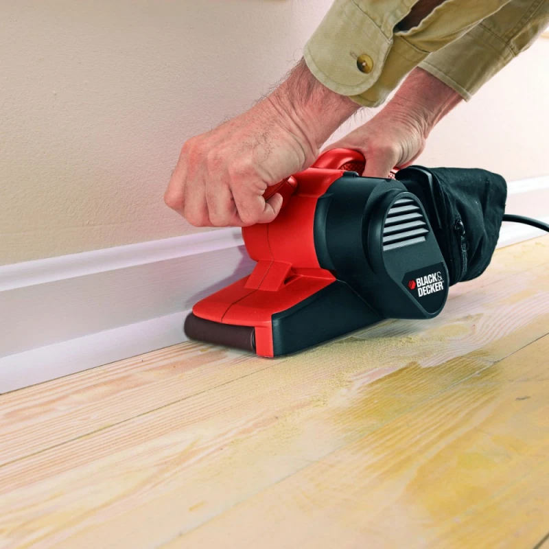 Black & Decker Juodas + DECKER DIRŽINIS ŠLIUOTUVAS 720 W 75 x 457 mm KA86