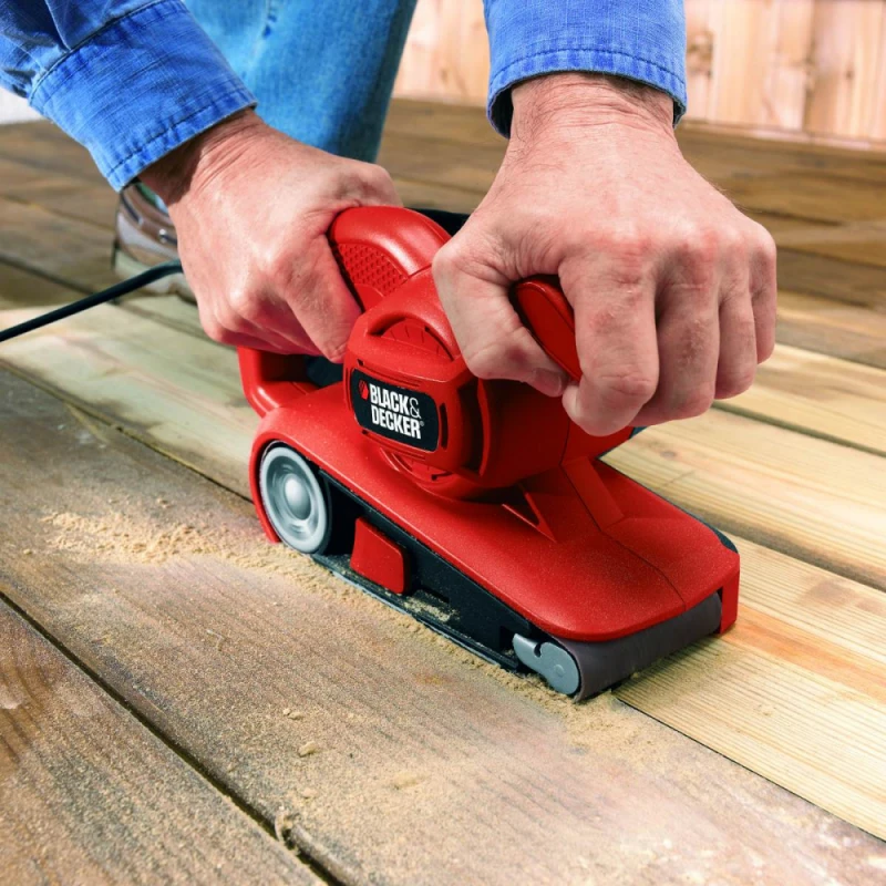 Black & Decker Juodas + DECKER DIRŽINIS ŠLIUOTUVAS 720 W 75 x 457 mm KA86