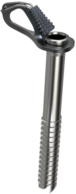 Carruzzo aero ice screw 19cm-pilkas Mėlynas ICE