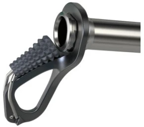 Carruzzo aero lite ice screw 19cm-pilkas Mėlynas ICE