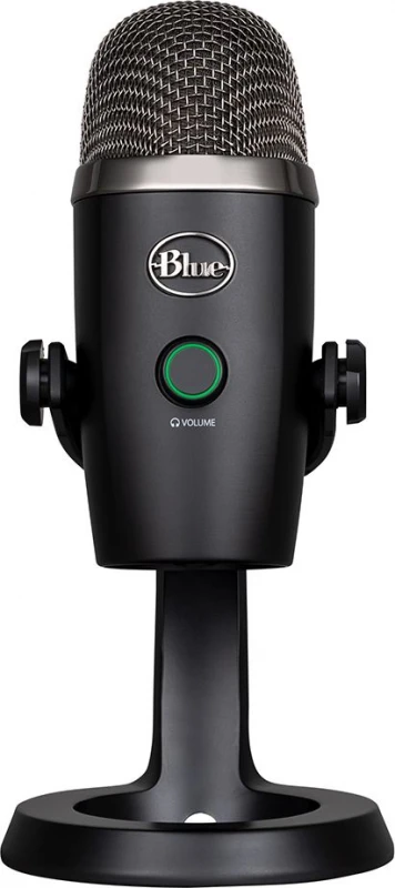 Blue Logitech G Mėlyna Yeti Nano (juodas) kondensatorinis mikrofonas