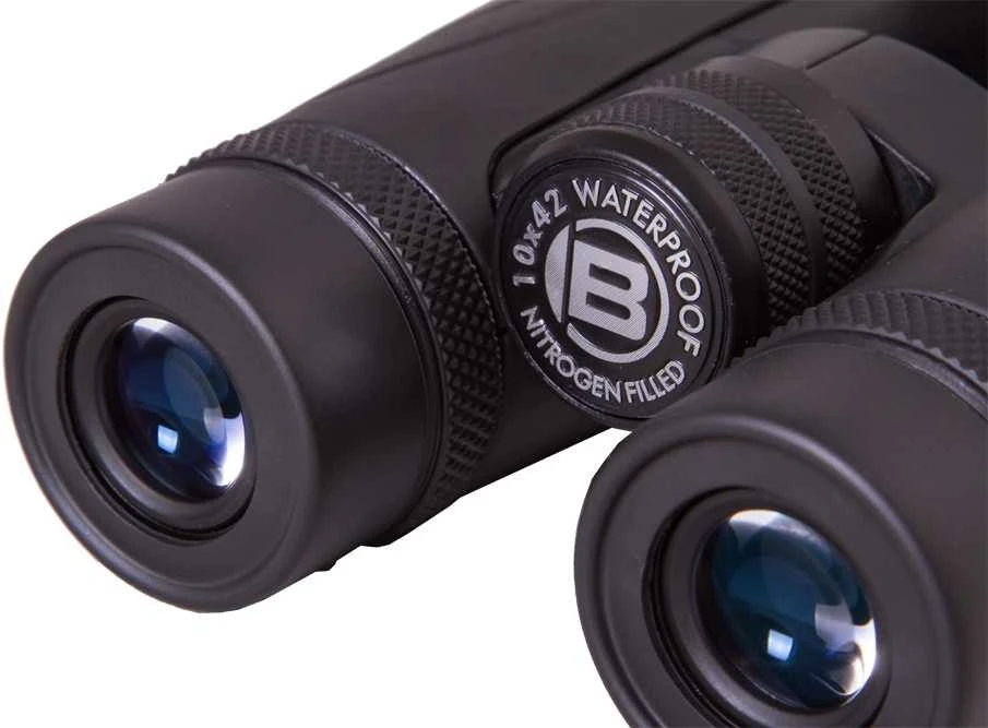 Bresser Corvette 10x42 WP PLUS kompaktiški neperšlampami žiūronai