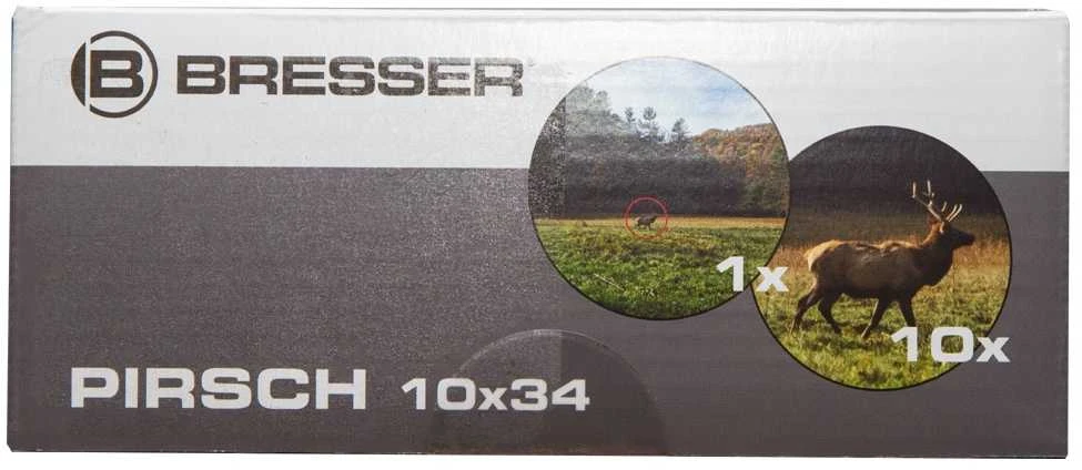 Bresser Pirsch PRO 10 x 34 žiūronai su fazinė danga