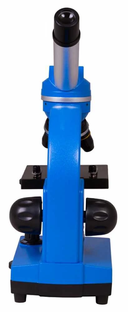 Mikroskopas Bresser Junior Biolux SEL 40–1600x, mėlynas