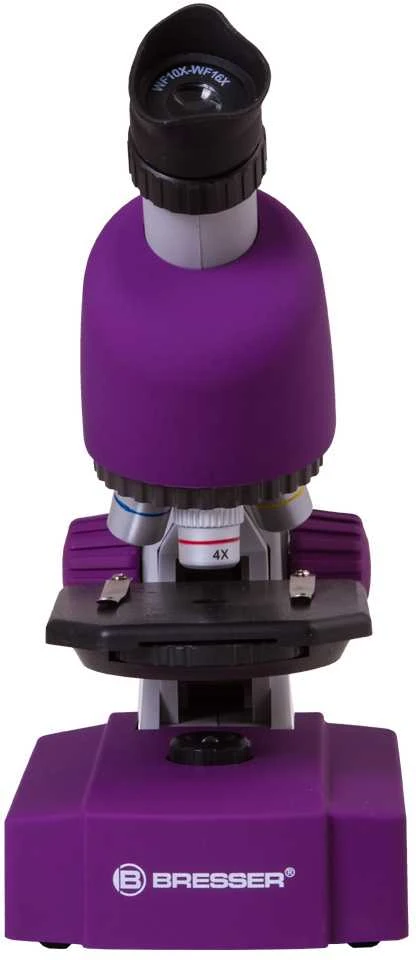 Mikroskopas Bresser Junior 40-640x - violetinis