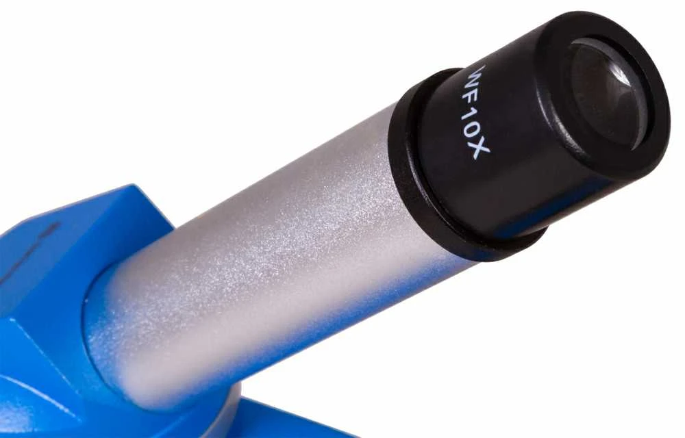 Mikroskopas Bresser Junior Biolux SEL 40–1600x, mėlynas