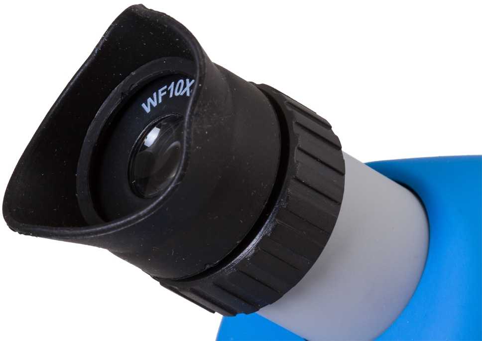 Mikroskopas Bresser Junior 40-640x - mėlynas