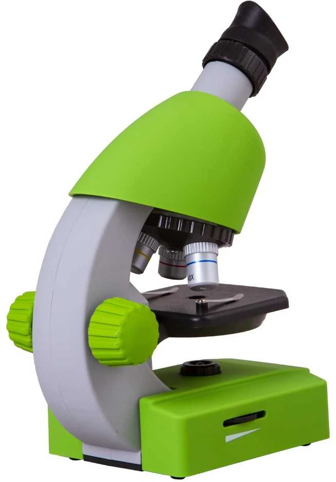 Mikroskopas Bresser Junior 40-640x - žalias