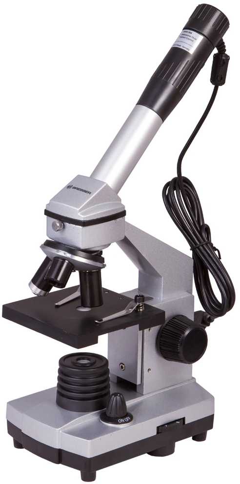 Mikroskopas BRESSER JUNIOR 40X-1024X su okuliaro kamera ir eksperimentiniu rinkiniu