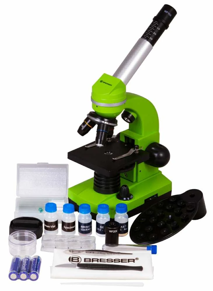 Dėlionė Mikroskopas Bresser Junior Biolux SEL 40–1600x, žalias