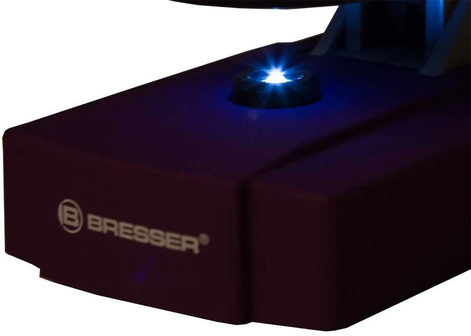 Mikroskopas Bresser Junior 40-640x - violetinis