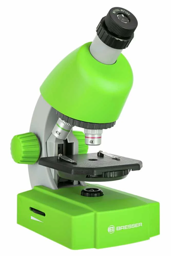 Mikroskopas Bresser Junior 40-640x - žalias