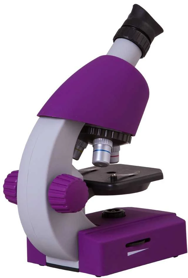 Mikroskopas Bresser Junior 40-640x - violetinis