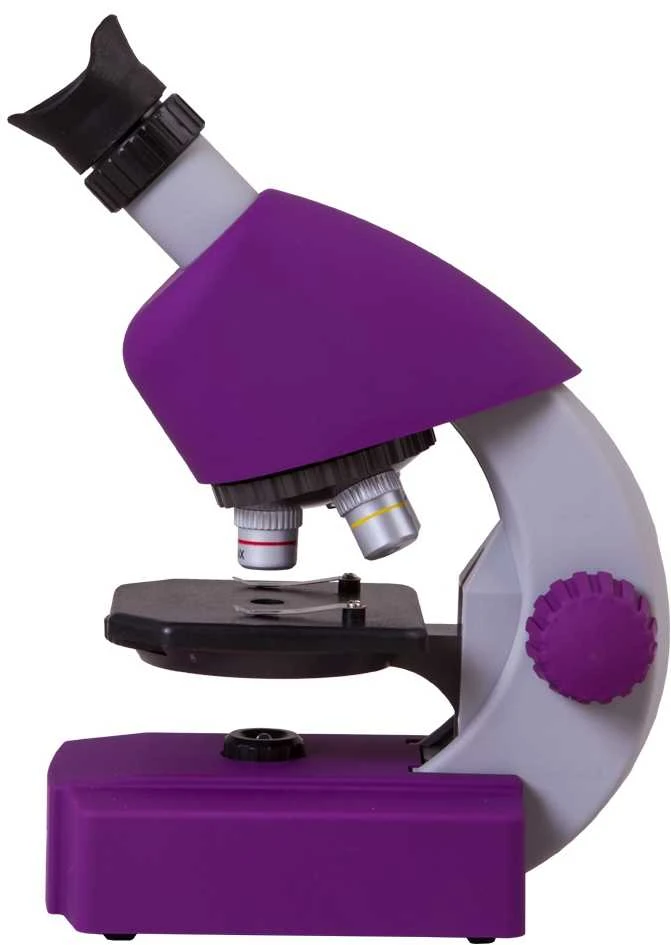 Mikroskopas Bresser Junior 40-640x - violetinis