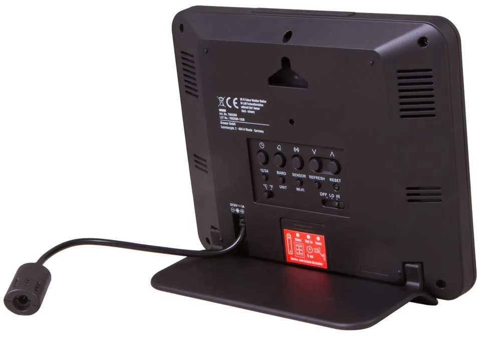 BRESSER WIFI spalvotas orų centras su 5in1 profi jutikliu