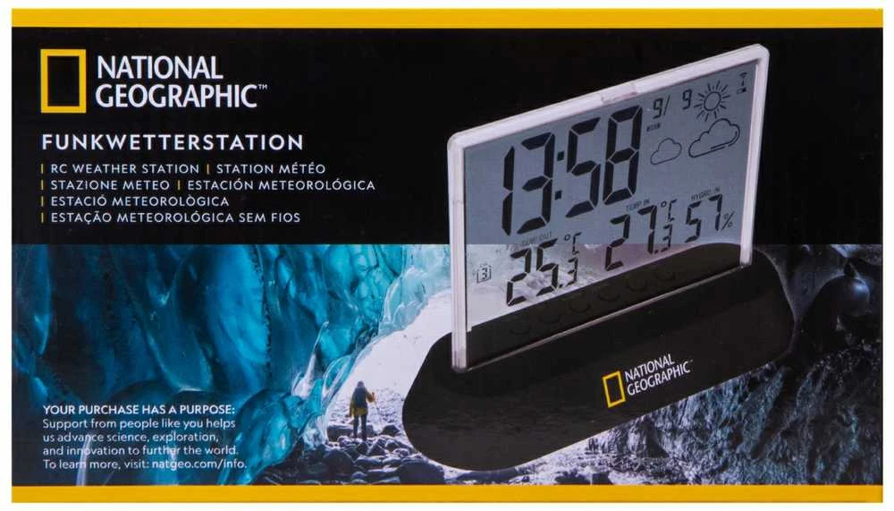 Meteorologinė stotis, skaidrus, belaidis, National Geographic