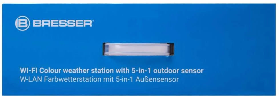 BRESSER WIFI spalvotas orų centras su 5in1 profi jutikliu