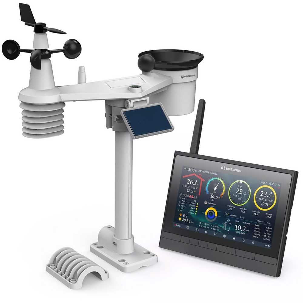 BRESSER 9-in-1 MeteoChamp HD WiFi oro stotis