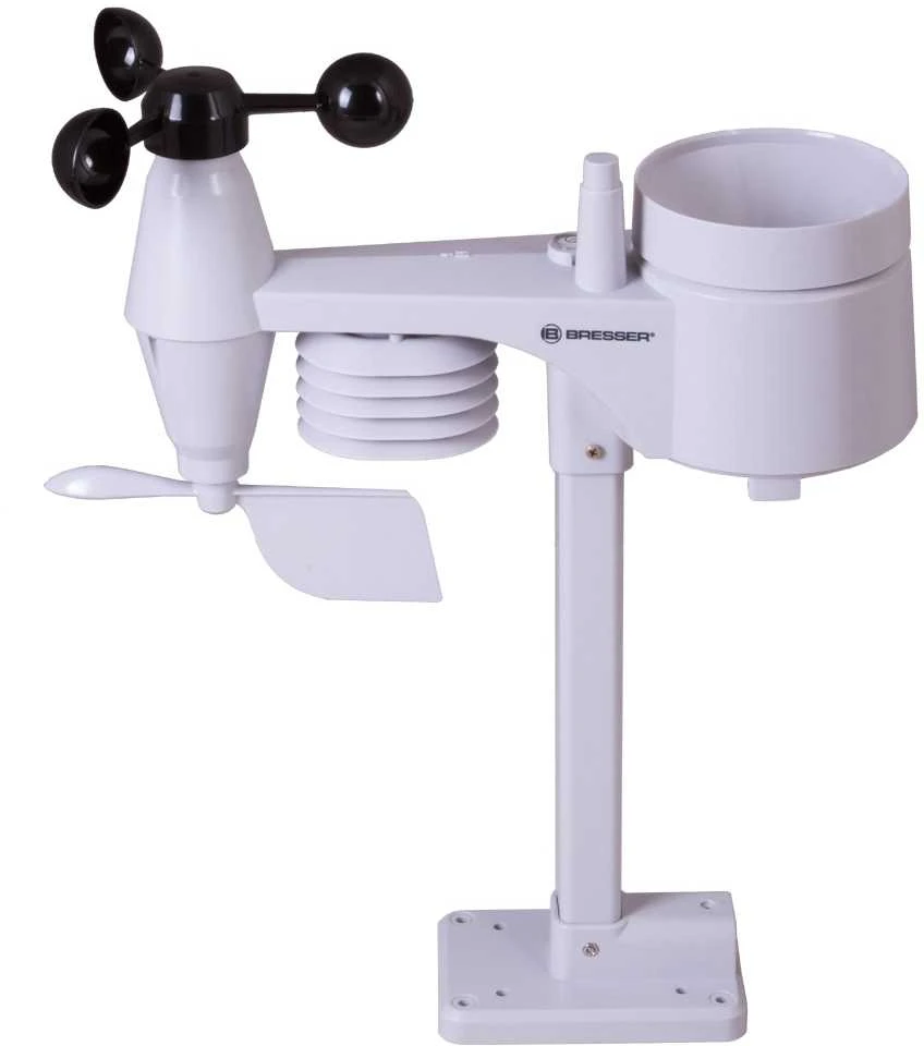 BRESSER WIFI spalvotas orų centras su 5in1 profi jutikliu