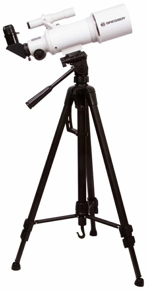 Teleskopas Bresser Classic 70/350 AZ 18 - 140x su išmaniojo telefono adapteriu