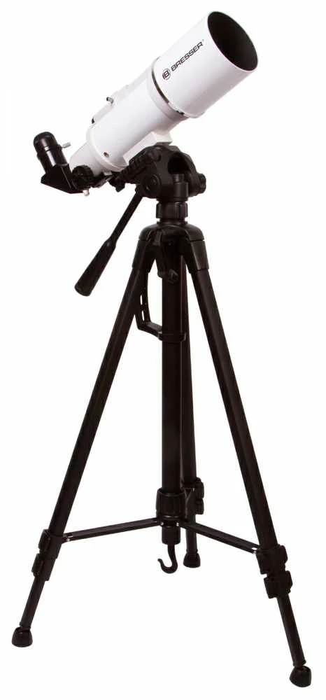 Teleskopas Bresser Classic 70/350 AZ 18 - 140x su išmaniojo telefono adapteriu