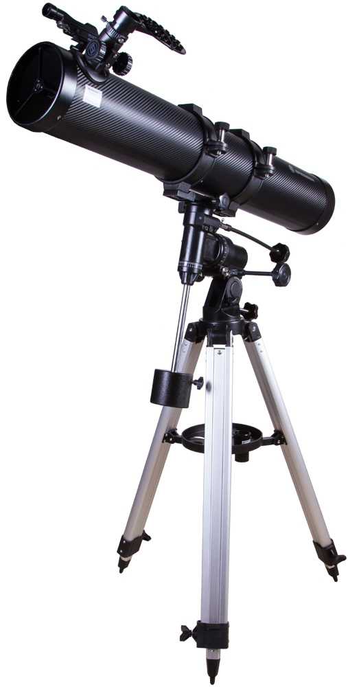 Teleskopas BRESSER Galaxia 114/900 EQ-Sky <228x su saulės filtru ir išmaniųjų telefonų ada