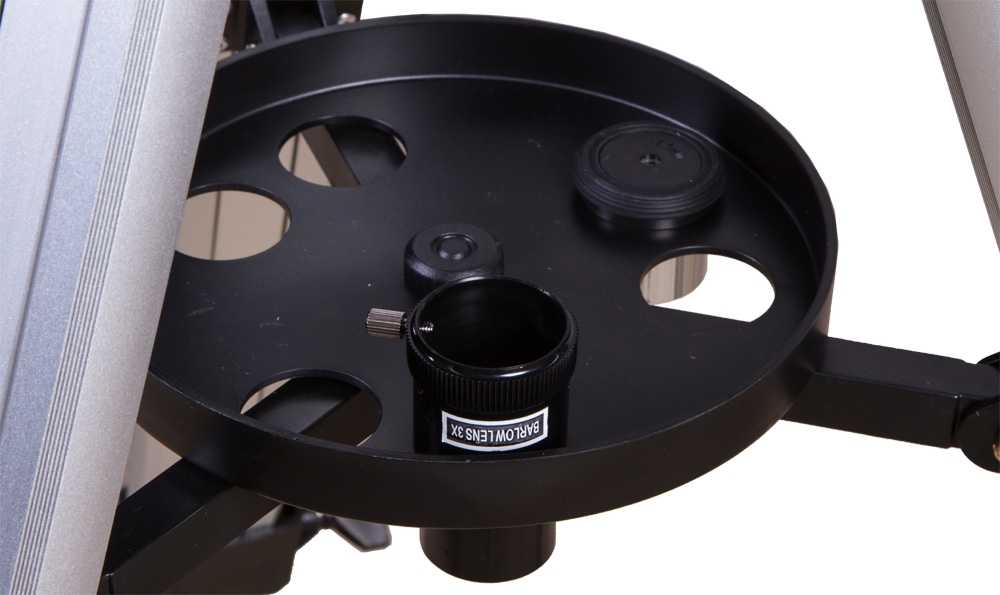 Teleskopas BRESSER Galaxia 114/900 EQ-Sky <228x su saulės filtru ir išmaniųjų telefonų ada