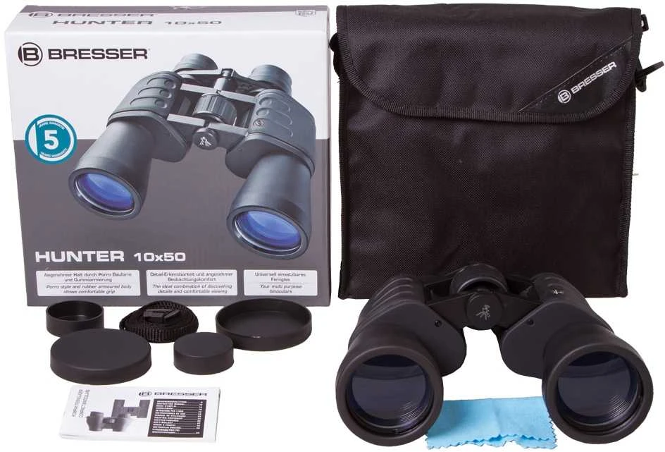 Bresser Hunter 8x40 Kompaktiškas Porro Prism Neperšlampami Žiūronai