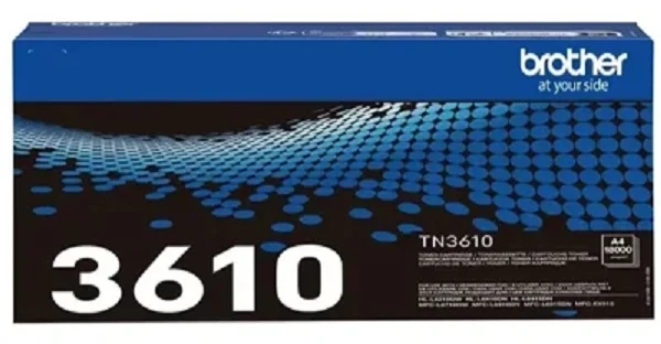 Brother TN-3610 Genuine Toneris Cartridge, Juodas | Brother TN3610 | Toneris cartridge | Juodas