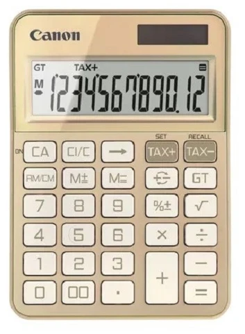 Canon KS-125KB skaičiuotuvas auksinės spalvos