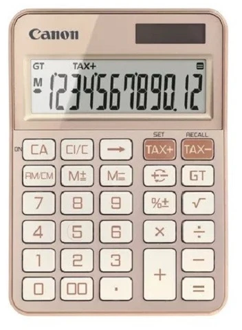 Canon KS-125KB skaičiuotuvas rožinio aukso spalvos