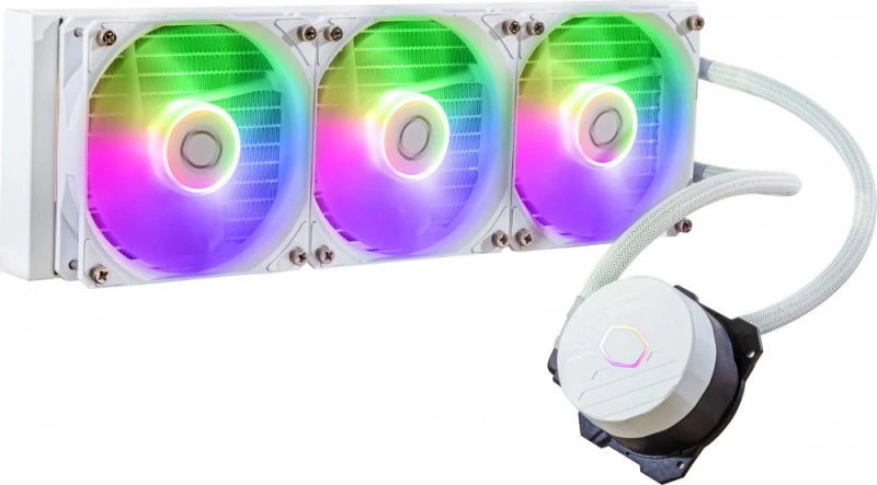 COOLER MASTER CPU vandens aušinimas Masterliquid 360L Core ARGB Baltas