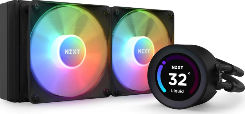 NZXT CPU vandens aušinimo Kraken Elite 240 RGB LCD
