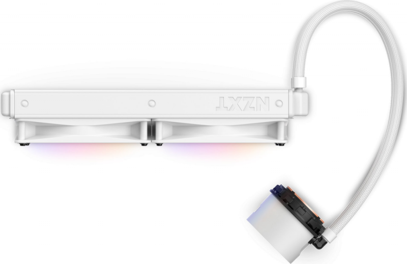 NZXT CPU vandens aušinimas Kraken 280 RGB LCD Baltas