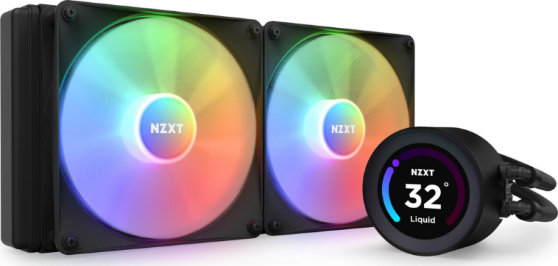 NZXT CPU vandens aušinimo Kraken Elite 280 RGB LCD