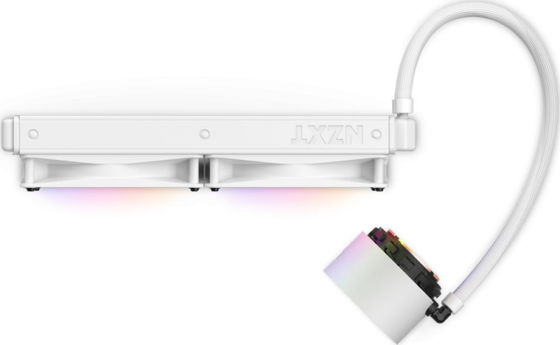 NZXT CPU vandens aušinimas Kraken Elite 280 RGB LCD Baltas