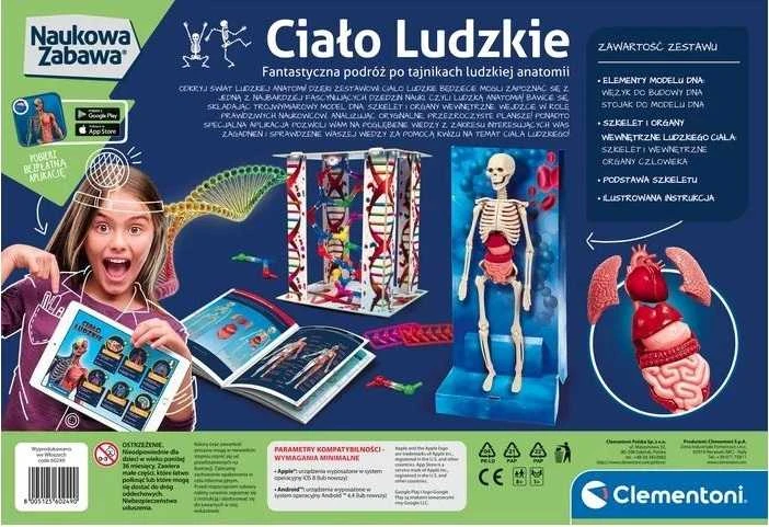 Edukacinis žaidimas Žmogaus kūnas Clementoni, 60249
