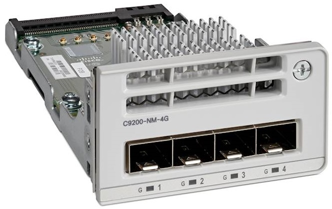 Šakotuvas CISCO Catalyst 9200 4 x 1G tinklo modulis