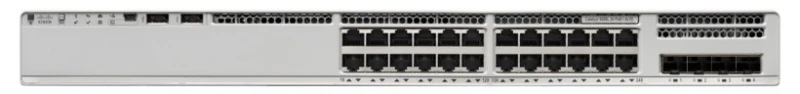 Šakotuvas CISCO Catalyst 9200L 24 prievadų PoE+ 4x1G uplink Switch Network Essentials