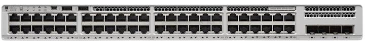 Šakotuvas Cisco CATALYST 9200L 48-PORT PARTIAL - POE+ 4 X 10G NW ESSENTIALS