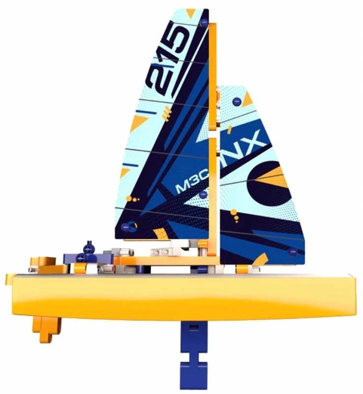 Mechanikos laboratorijos konstravimo rinkinys – plūduriuojantis Trimaranas – Clementoni 50698