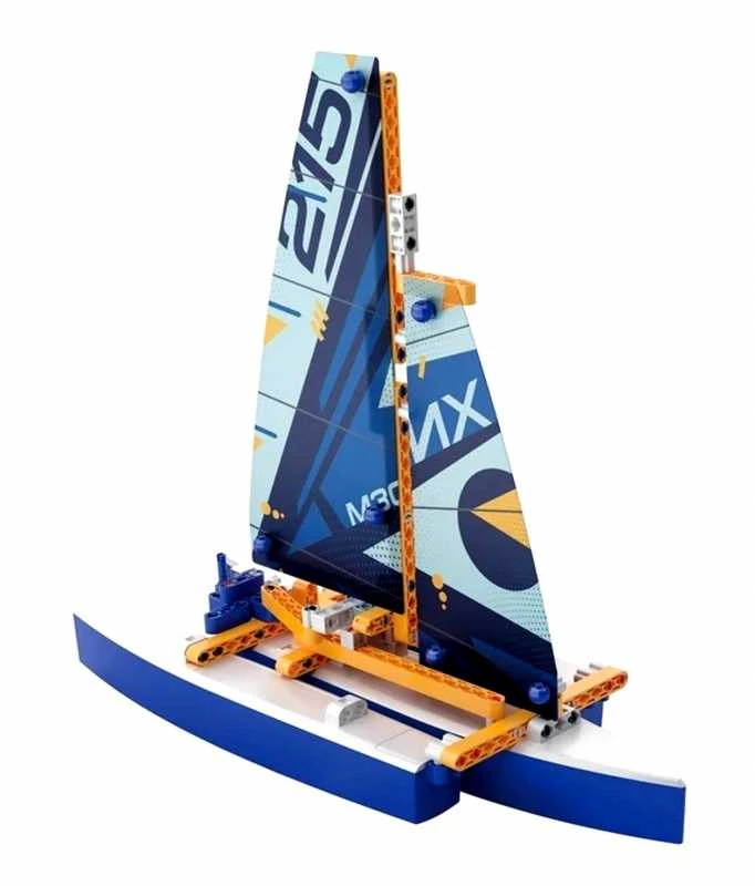 Mechanikos laboratorijos konstravimo rinkinys – plūduriuojantis Trimaranas – Clementoni 50698