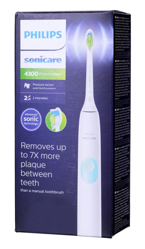 Philips Sonicare ProtectiveClean 4300 Sonic elektrinis dantų šepetėlis HX6807/24