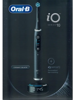 Braun Oral-B iO Series 10 Adult Rotating-oscillating dantų šepetėlis Juodas