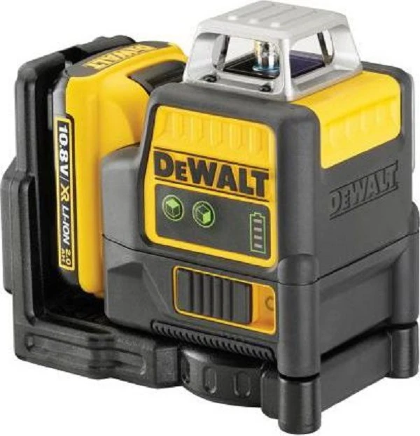 Lazerinis nivelyras DeWalt DCE0811D1G, žalias, 1x2.0Ah