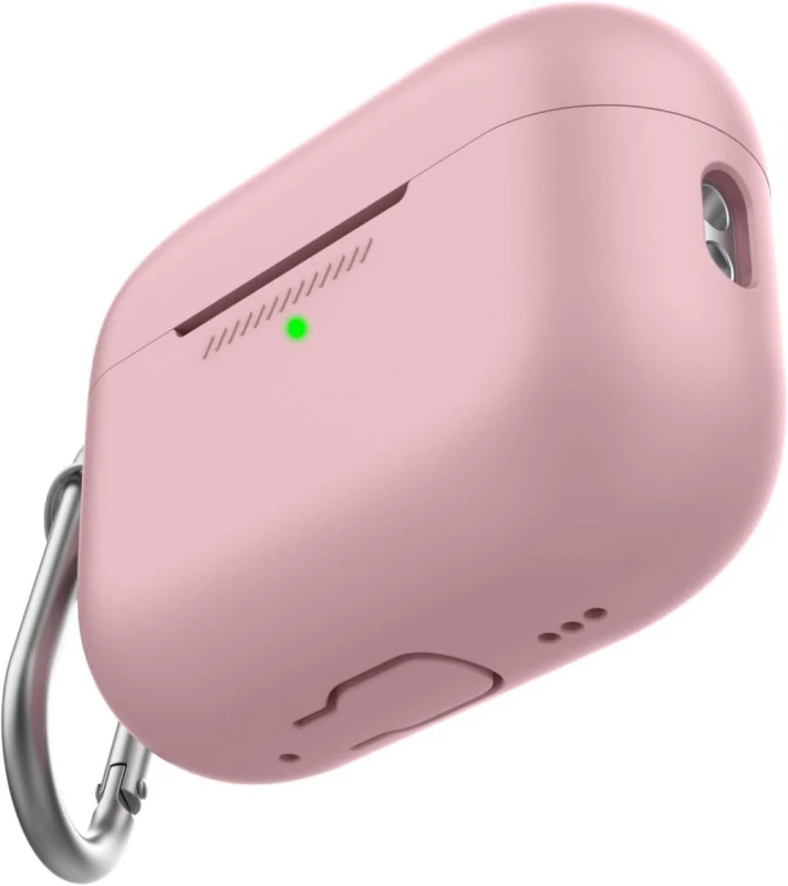 CULTURE KeyBudz Elevate Keychain – silikoninis apsauginis dėklas, skirtas AirPods Pro 2 (rausvos spalvos)