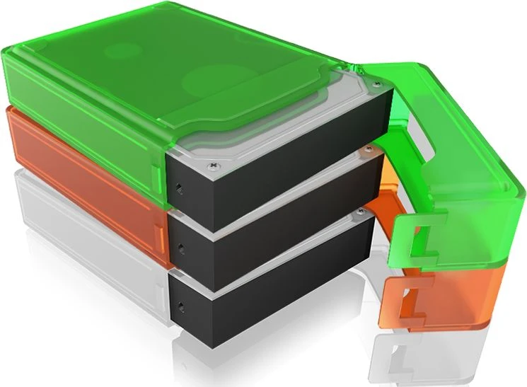 ICY BOX IB-AC602b Apsaugos dėžutės rinkinys 6 vnt 3,5 colio HDD